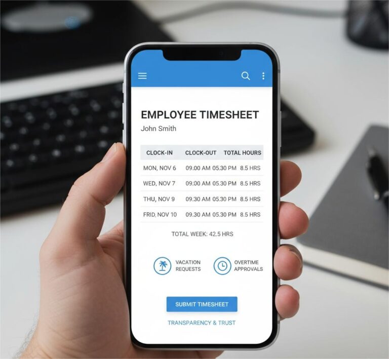 אפליקציית שעון נוכחות